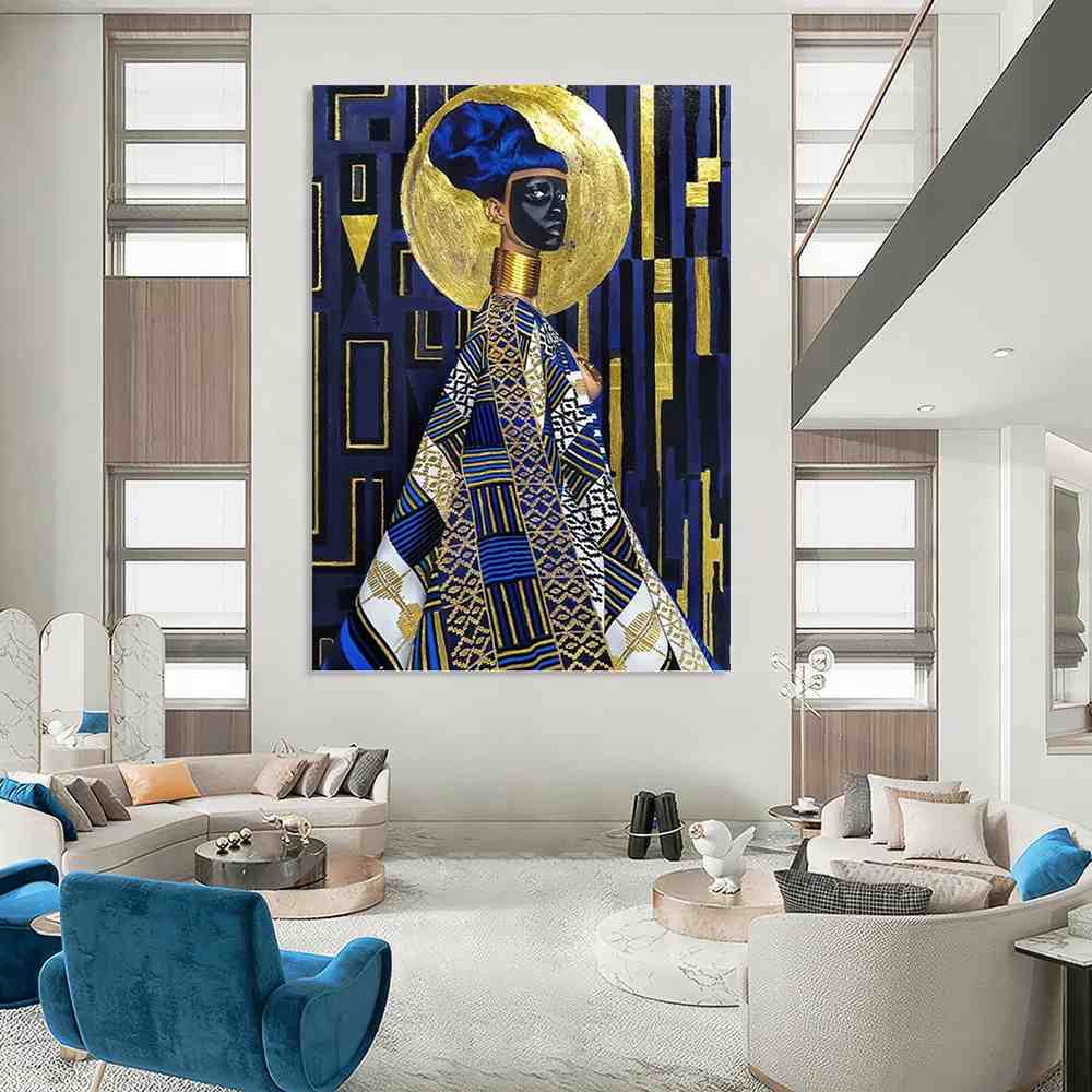 Figure Original Handmade Abstract Canvas Wall Art for Office 13HAV